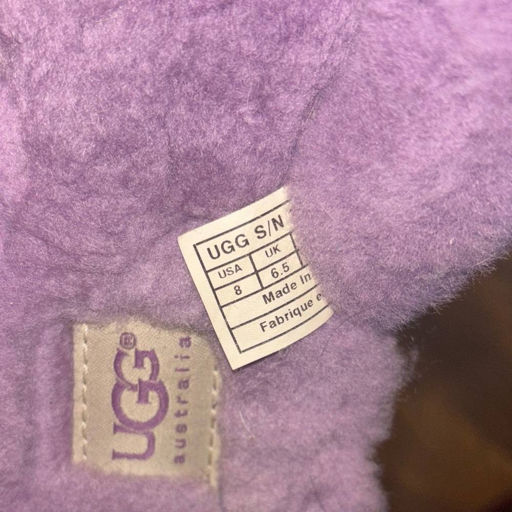 UGG Purple Cozy Slippers - Picture 3 of 4